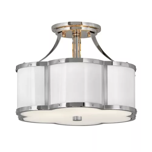Quintiesse CHANCE QN-CHANCE-SF-S-PN Plafonlámpa 2x60W/E27