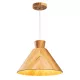Quintiesse Conical QN-CONICAL-P-M-TEAK Függőlámpa 1x40W/E27 IP20