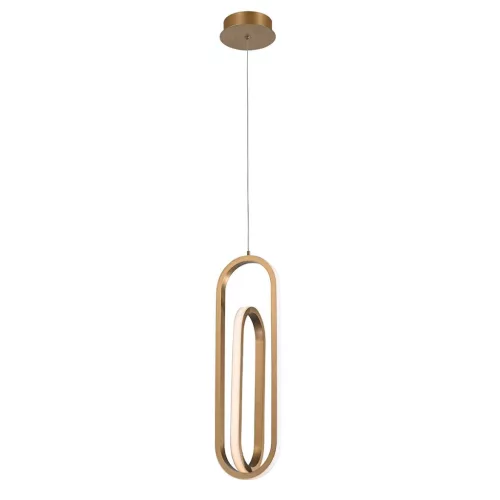 ELSTEAD QN-DEMARK-1P-BG DENMARK Modern Led Függesztett Lámpa Fehér, Csiszolt Arany LED IP20
