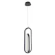 ELSTEAD QN-DEMARK-1P-BK DENMARK Modern Led Függesztett Lámpa Fehér, Matt Fekete LED IP20