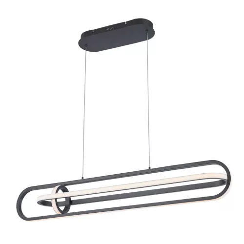 ELSTEAD QN-DEMARK-LP-BK DENMARK Modern Led Függesztett Lámpa Fehér, Matt Fekete LED IP20