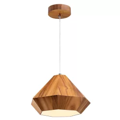   ELSTEAD QN-DIAMOND-PSTEAK DIAMOND Ernyős Függesztett Lámpa Faipari E27 IP20