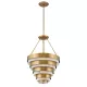 ELSTEAD QN-ECHELON-4P ECHELON Modern Led Függesztett Lámpa Idős Réz E14 IP20