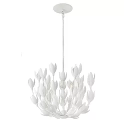   ELSTEAD QN-FLORA3-WHT FLORA Glamour Függesztett Lámpa Fehér E14 IP20