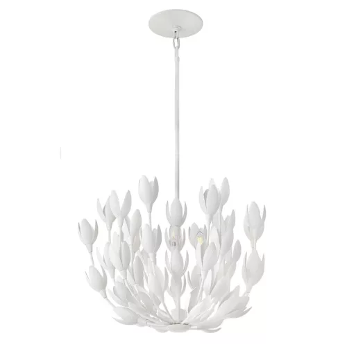 ELSTEAD QN-FLORA3-WHT FLORA Glamour Függesztett Lámpa Fehér E14 IP20