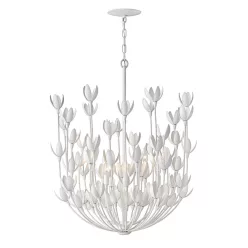 ELSTEAD QN-FLORA6-WHT FLORA Modern Csillár Fehér E14 IP20