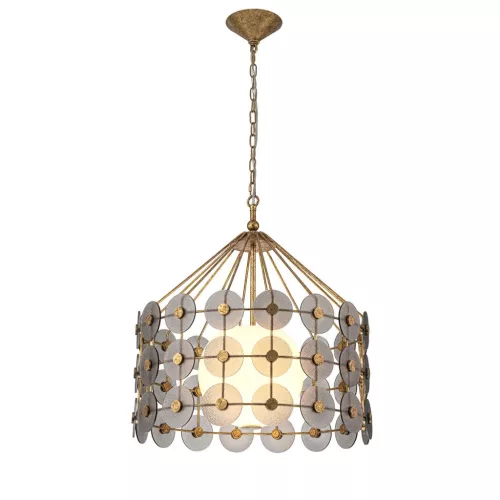 ELSTEAD QN-MERIDIAN-3P-DG MERIDIAN Glamour Függesztett Lámpa Arany E14 IP20