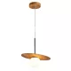 Quintiesse Orbit QN-ORBIT-P-M-TEAK Függőlámpa 1x40W/E27 IP20