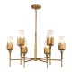 ELSTEAD QN-SAWGRASS-6-DGO SAWGRASS Modern Csillár Arany E14 IP20