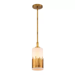   ELSTEAD QN-SAWGRASS-MPDGO SAWGRASS Egyágú Függesztett Lámpa Fém E27 IP20