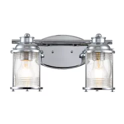   Quintiesse ASHLAND BAY QN-ASHLANDBAY2-PC-BATH Fali lámpa 2x60W/E27 IP44