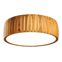   ELSTEAD QNBARRELFLED50TEA BARREL Ernyős Mennyezeti Lámpa Faipari LED IP20