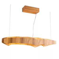   Quintiesse Horizon QN-HORIZON-LED-LP-100-TEAK Függőlámpa 1x46W/LED 3000K 2696lm IP20