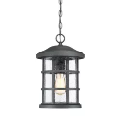   Elstead Lighting CRUSADE QZ-CRUSADE8-BLK Függeszték 1x60W/E27 IP44