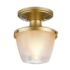   Elstead Lighting DUBLIN QZ-DUBLIN-SF-PNBR Plafonlámpa 1x60W/E27 IP44