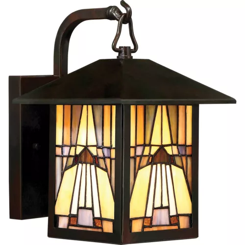 ELSTEAD QZ-INGLENOOK2-S INGLENOOK Klasszikus Kültéri Fali Lámpa Barna E27 IP44