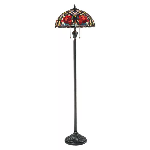 Quoizel LARISSA QZ-LARISSA-FL Tiffany Állólámpa 2x60W/E27