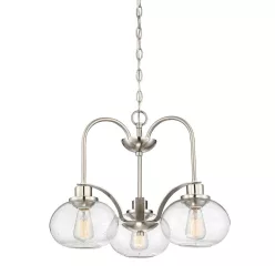   ELSTEAD QZ-TRILOGY3-BN QUOIZEL Glamour Csillár Polírozott nikkel E27 IP20