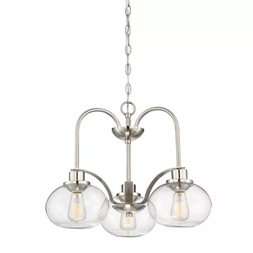 ELSTEAD QZ-TRILOGY3-BN QUOIZEL Glamour Csillár Polírozott nikkel E27 IP20