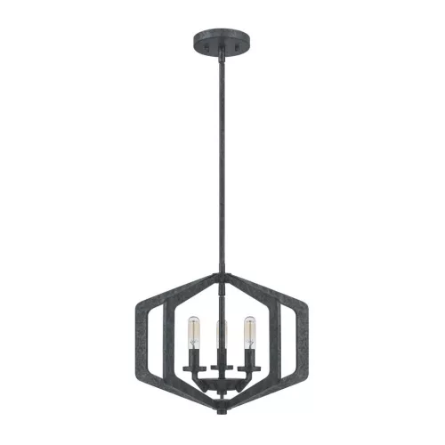 ELSTEAD QZ-VANGUARD-3P-OK VANGUARD Klasszikus Függesztett Lámpa Fekete E14 IP20