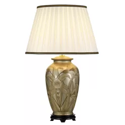 éjjeli lámpa ezüst színű vázzal és porcelán testtel beltéri használatra elstead-dl-dian-tl - moretti.hu