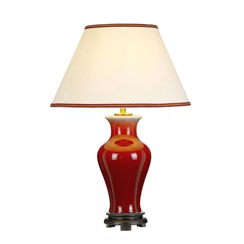 éjjeli lámpa ökörvér színű vázzal és porcelán testtel beltéri használatra elstead-dl-majin-tl-oxb - moretti.hu