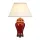 éjjeli lámpa ökörvér színű vázzal és porcelán testtel beltéri használatra elstead-dl-oxblood-tj-tl - moretti.hu
