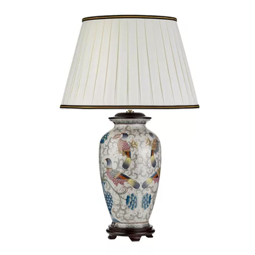 éjjeli lámpa krém színű vázzal és porcelán testtel beltéri használatra elstead-dl-ping-tl - moretti.hu