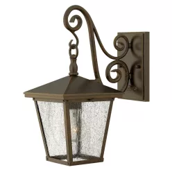 kültéri fali lámpa regency bronz színű vázzal és testtel kerti használatra elstead-hk-trellis2-s - moretti.hu