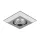 mennyezetbe építhető lámpa króm színű vázzal és fém testtel beltéri használatra emithor-71022 - moretti.hu