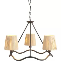ENDON 114212 WRIGGLE Modern Csillár Fekete E14 IP20