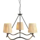 ENDON 114212 WRIGGLE Modern Csillár Fekete E14 IP20