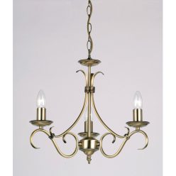 Endon BERNICE 2030-3AN Csillár 3x60W/E14 IP20