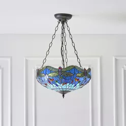 Endon DRAGONFLY BLUE 64075 Függőlámpa 3x60W/E27 IP20