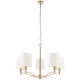 ENDON 70245 ORTONA Modern Csillár Antik Fehér, Antik Sárgaréz E14 IP20
