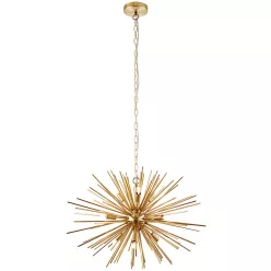   ENDON 70575 ORTA Glamour Függesztett Lámpa Szálcsiszolt Réz G9 IP20