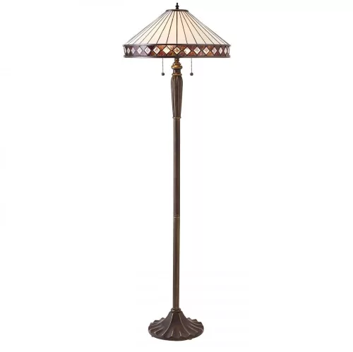 Endon FARGO 70936 Tiffany Állólámpa 2x60W/E27 IP20