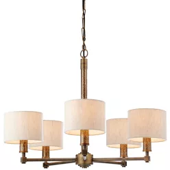 ENDON 71345 INDARA Modern Csillár Barna, Ekrü E14 IP20