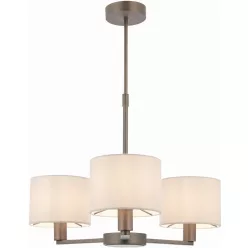   ENDON 73016 DALEY Modern Csillár Antik Bronz, Üveggolyó E14 IP20