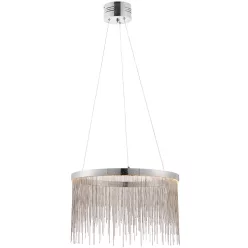  ENDON 73768 ZELMA Glamour Függesztett Lámpa Króm, Ezüst LED IP20