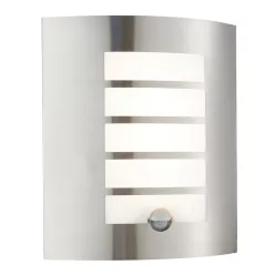   ENDON 75931 BIANCO Modern Kültéri Fali Lámpa Opál, Szálcsiszolt Acél LED IP44