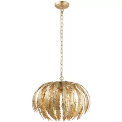   ENDON 76360 DELPHINE Glamour Függesztett Lámpa Arany E14 IP20