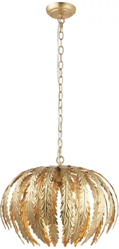 ENDON 76360 DELPHINE Glamour Függesztett Lámpa Arany E14 IP20