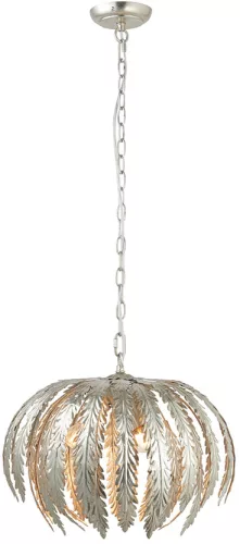 ENDON 76678 DELPHINE Glamour Függesztett Lámpa Ezüst E14 IP20