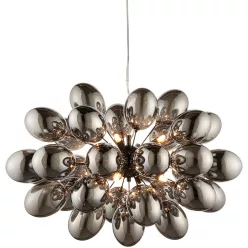   ENDON 80124 INFINITY Glamour Függesztett Lámpa Fekete Króm G9 IP20
