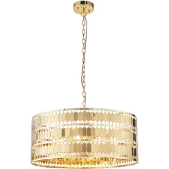   ENDON 90299 ELDORA Glamour Függesztett Lámpa Arany E14 IP20