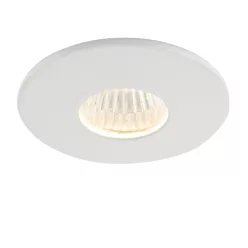   ENDON 91513 LALO Fürdőszobai Beépíthető Lámpa Matt Fehér, Átlátszó LED IP20