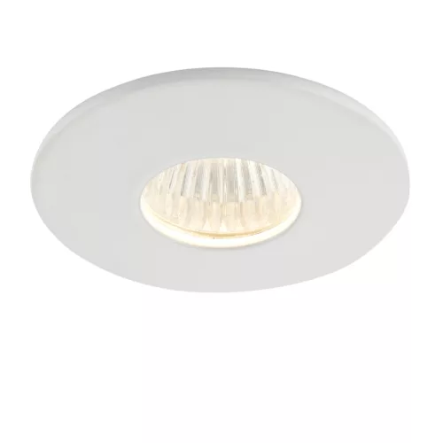ENDON 91513 LALO Fürdőszobai Beépíthető Lámpa Matt Fehér, Átlátszó LED IP20