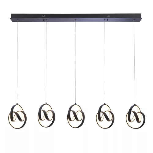 ENDON 97624 COSMA Többágú Függesztett Lámpa Fehér, Fekete LED IP20