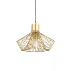   ENDON 99498 KIMBERLEY Glamour Függesztett Lámpa Arany E27 IP20